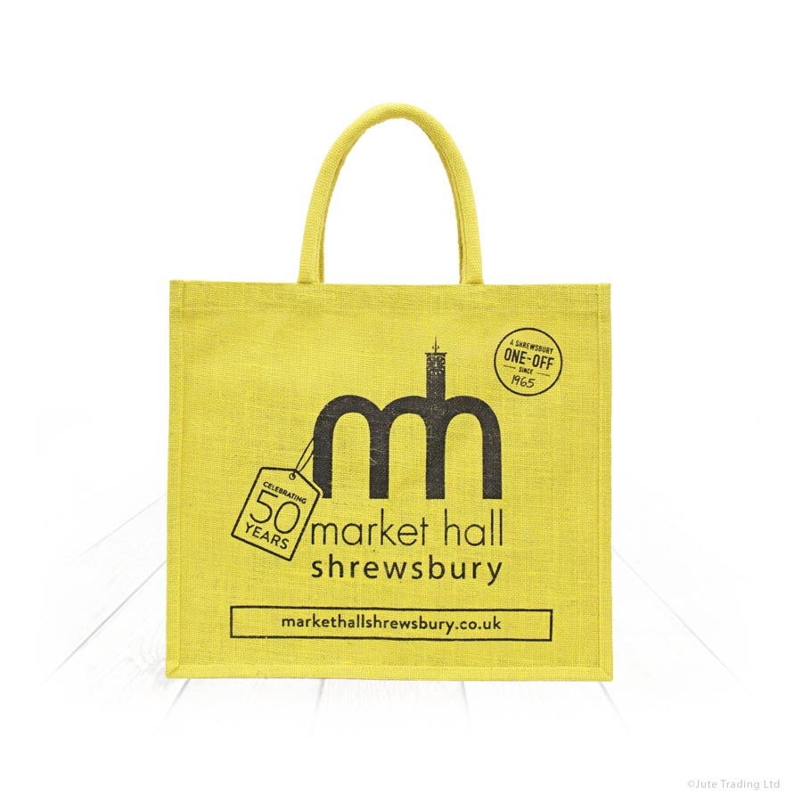Custom Dyed Jute Bag