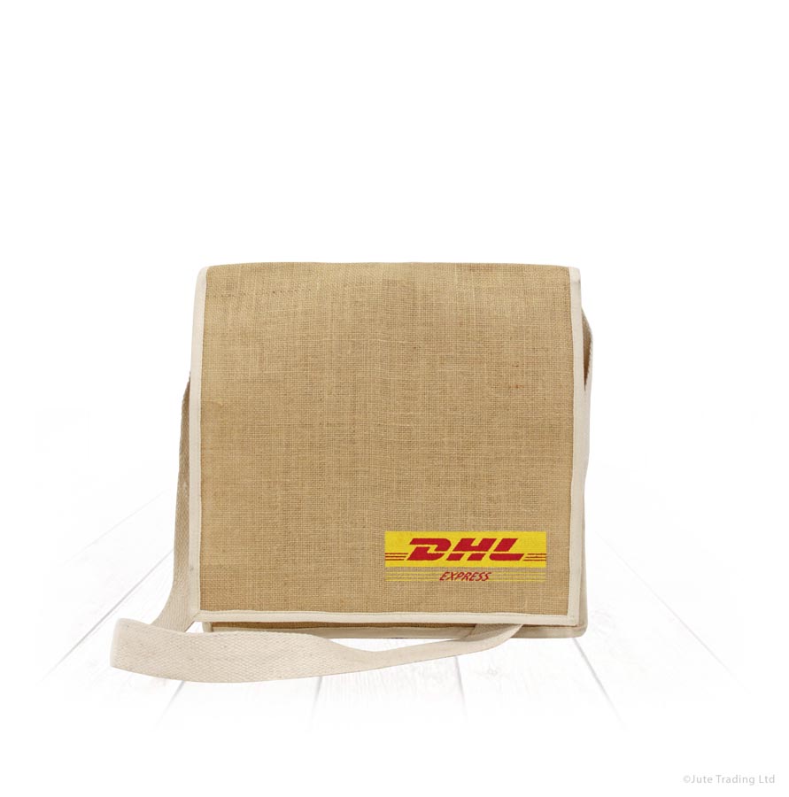 Jute Messenger Bag