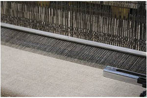 Weaving jute fabric