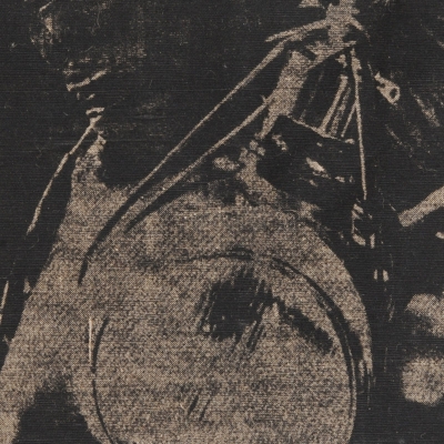 tonal print on jute