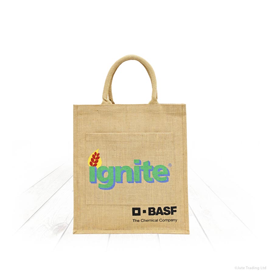 Jute Bag with Pocket
