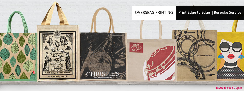 Overseas Jute Bag Printing
