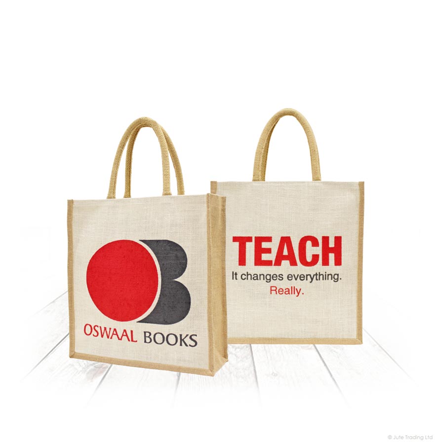Jute Bag with Natural Gussets